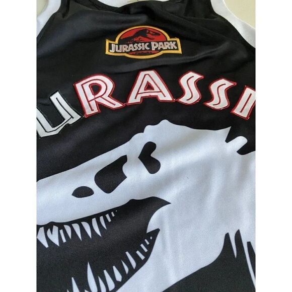 Headgear Classics Men’s Sz 2XL The Lost World  Jurassic Park BBall Jersey NEW - Picture 8 of 8